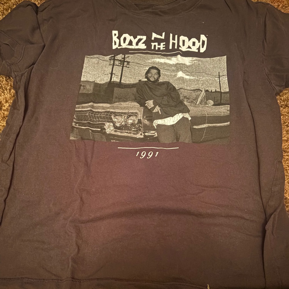 MAD Engine Boyz N The Hood Graphic Tee - Black